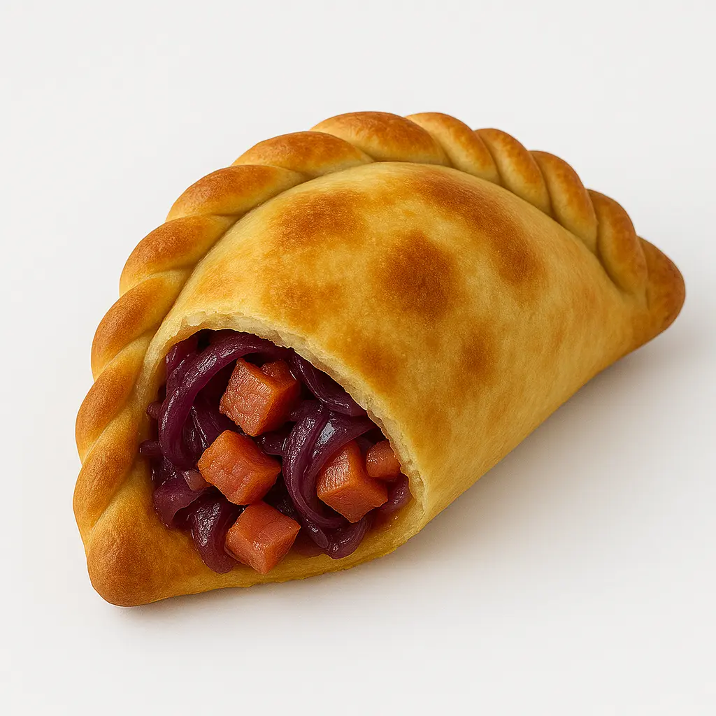 Panceta y cebolla morada caramelizada